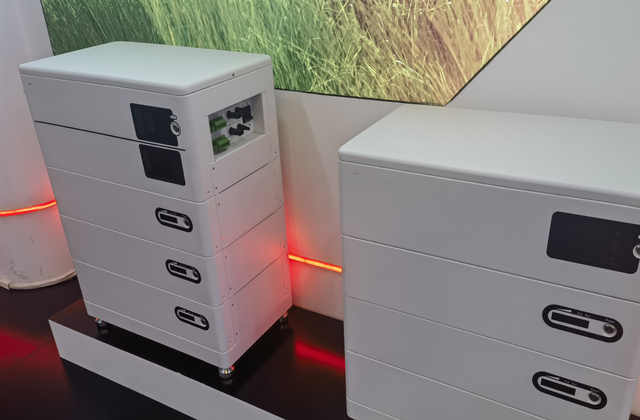 Green energy products, including battery storage systems from China.